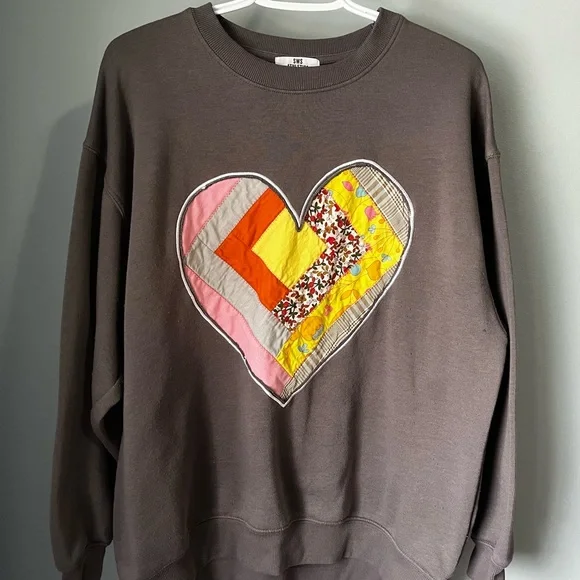 Quilted Patchwork Sweater - Picture 3 of 4